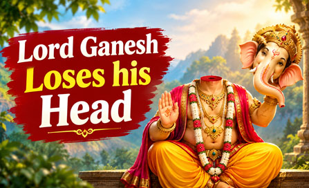 Lord Ganesh Loses his head