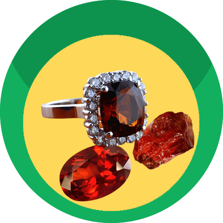 Hessonite Gemstone